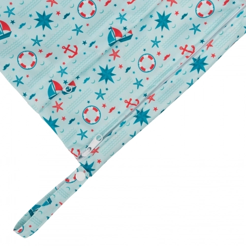 ALVABABY Diaper Wet Dry Bag with Two Zippered Pockets (L-YK58A)
