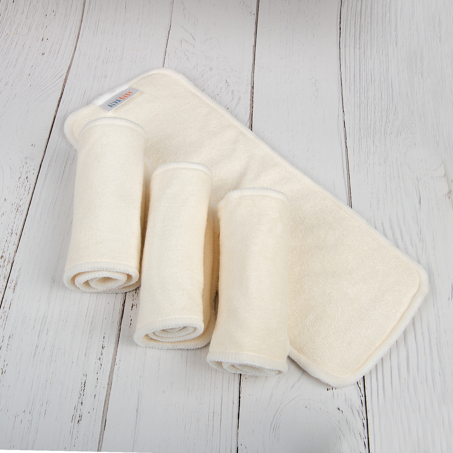 1PCS One Size 5-layer Bamboo&Microfiber Insert -(FMBA)