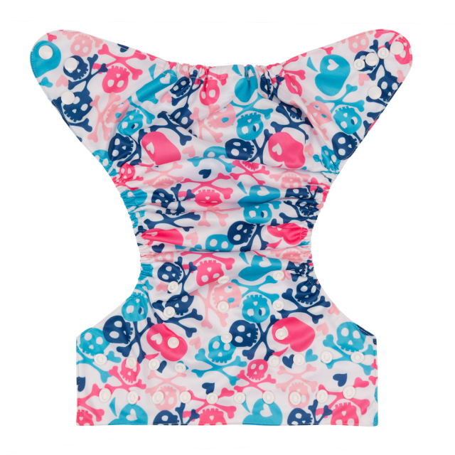 ALVABABY One Size Print Pocket Cloth Diaper (H382A)