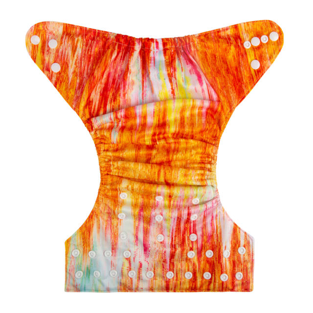 ALVABABY One Size Positioning Printed Cloth Diaper (YDP16A)