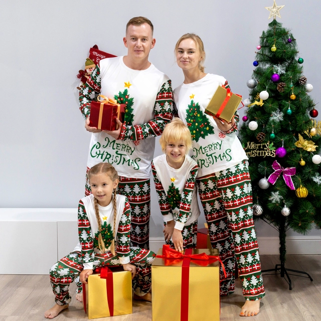 Christmas Family Matching Pajamas Set -(Y07A)