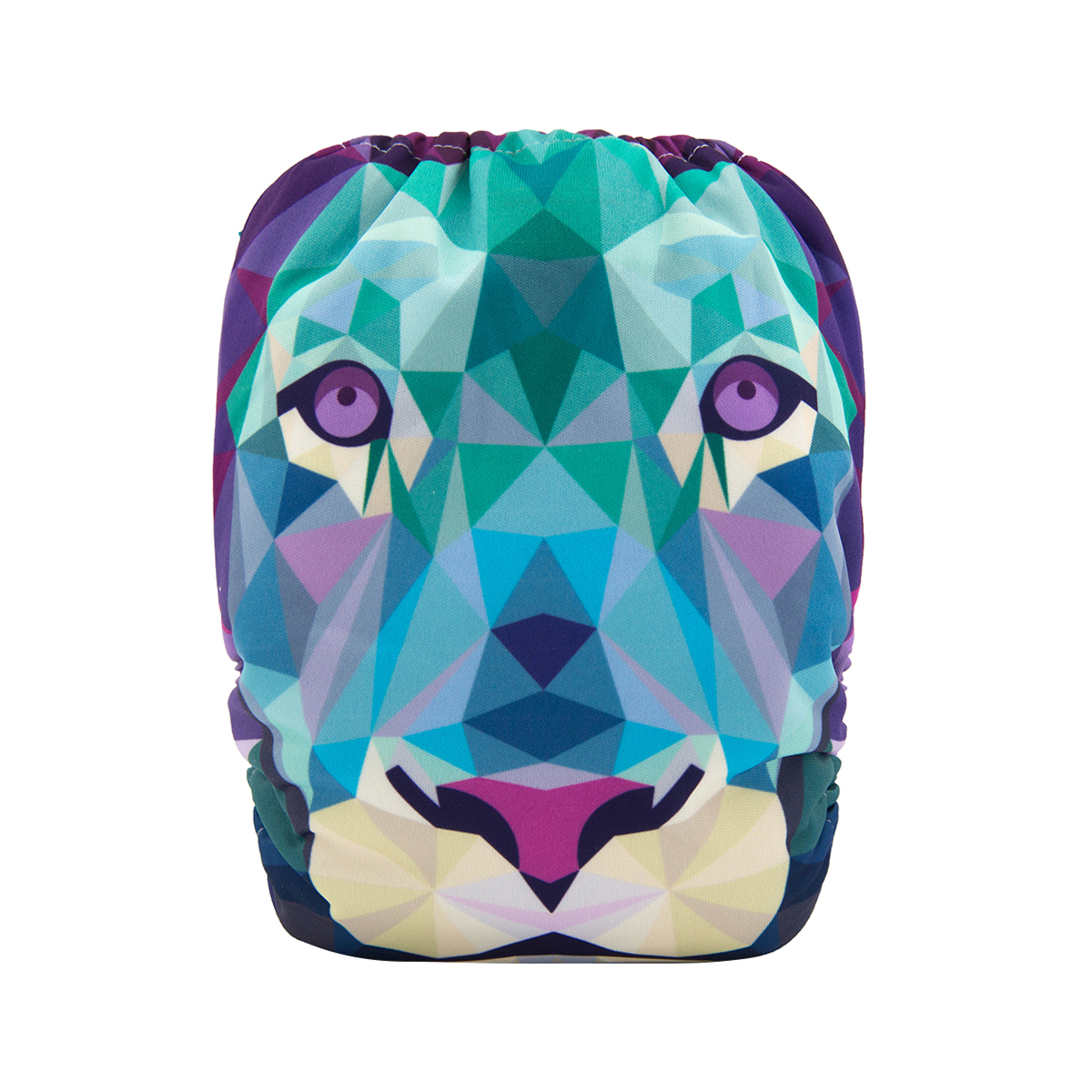 ALVABABY Positioning Cloth Diaper - One Size Adjustable Washable & Reusable Diaper for Babies and Toddlers (Lion, YD111A)