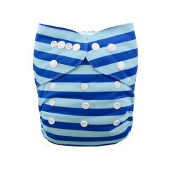 ALVABABY One Size Positioning Printed Cloth Diaper -Fox(YD48A)