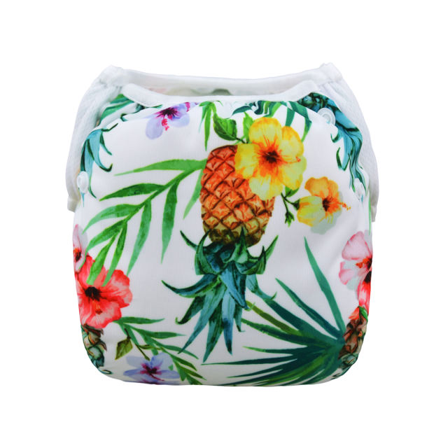 ALVABABY Big Size Printed Swim Diaper- Pineapple(ZSW26A)