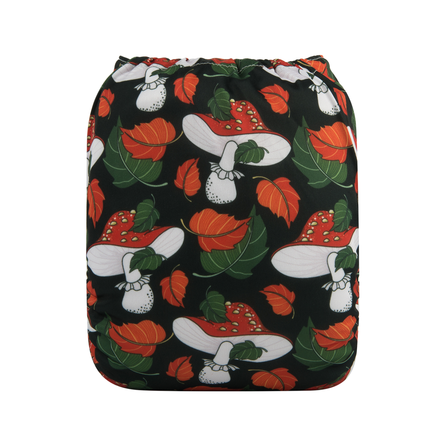 ALVABABY One Size Positioning Printed Cloth Diaper -Mushroom (YDP11A)