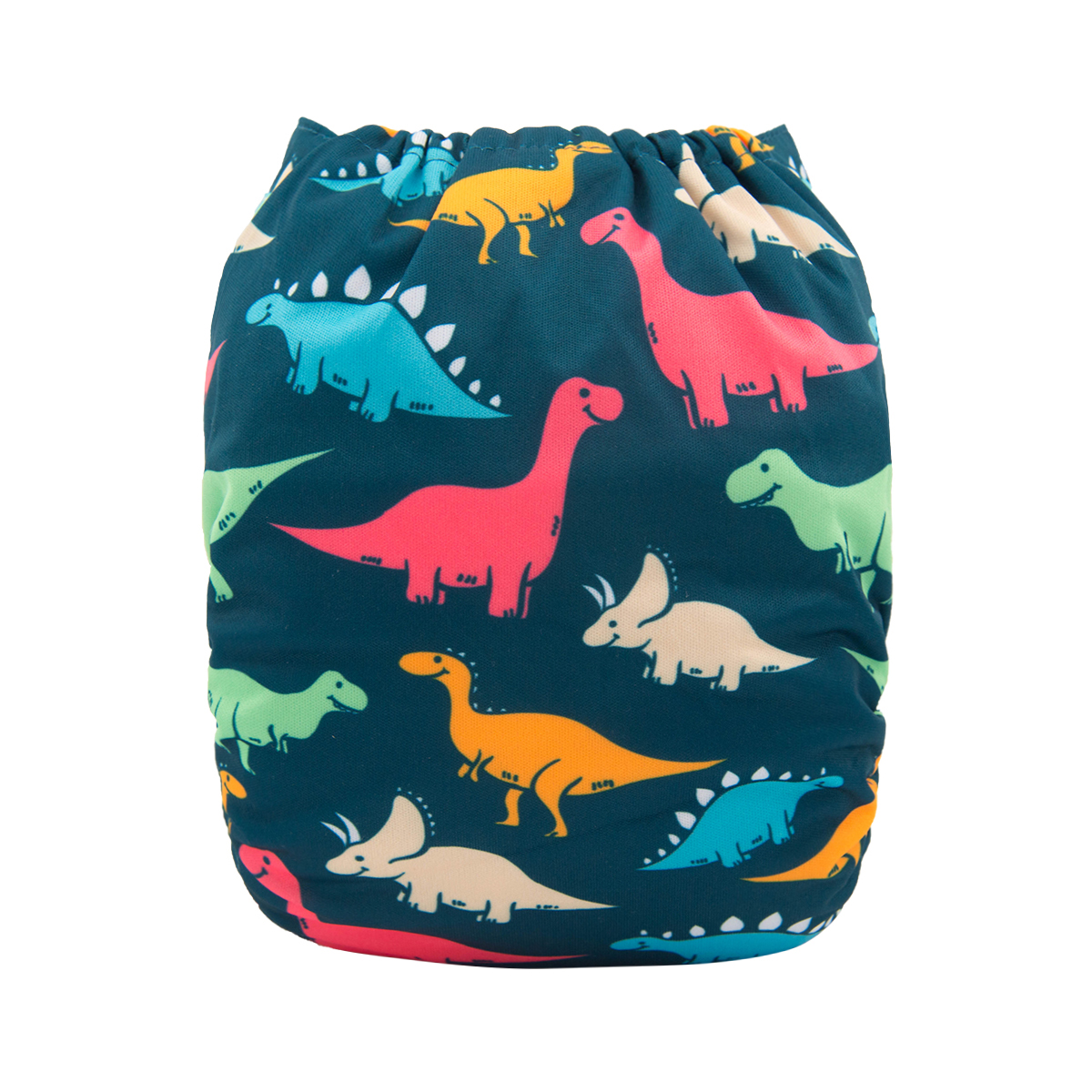 ALVABABY Positioning Cloth Diaper - One Size Adjustable Washable & Reusable Diaper for Babies and Toddlers  (Dinosaur, YD120A)