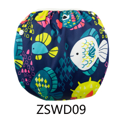 Big Size Positioning Printed Swim Diaper (ZSWD09A)