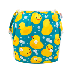 ALVABABY Big Size Swim Diaper Printed Reusable Baby Swim Diaper Large Size-Ducks (ZSW-H114A)