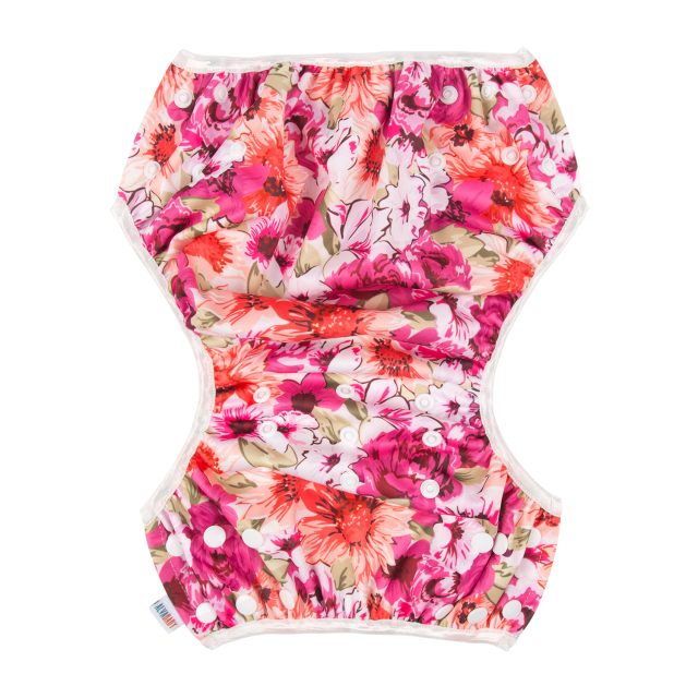 ALVABABY Big Size Printed Swim Diaper-Flowers(ZSW-H078A)