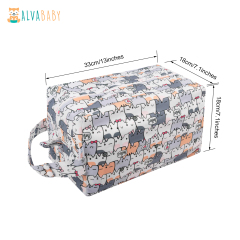 ALVABABY Diaper Pod with Double TPU layers - Cats(LP-H286A)