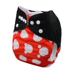 ALVABABY One Size Positioning Printed Cloth Diaper -Minnie(YD70A)