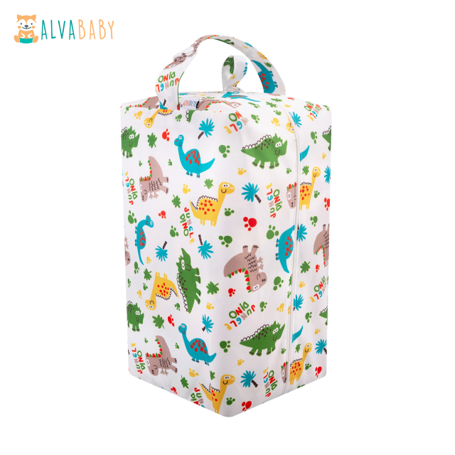 ALVABABY Diaper Pod with Double TPU layers -Dinosaur (LP-H147A)