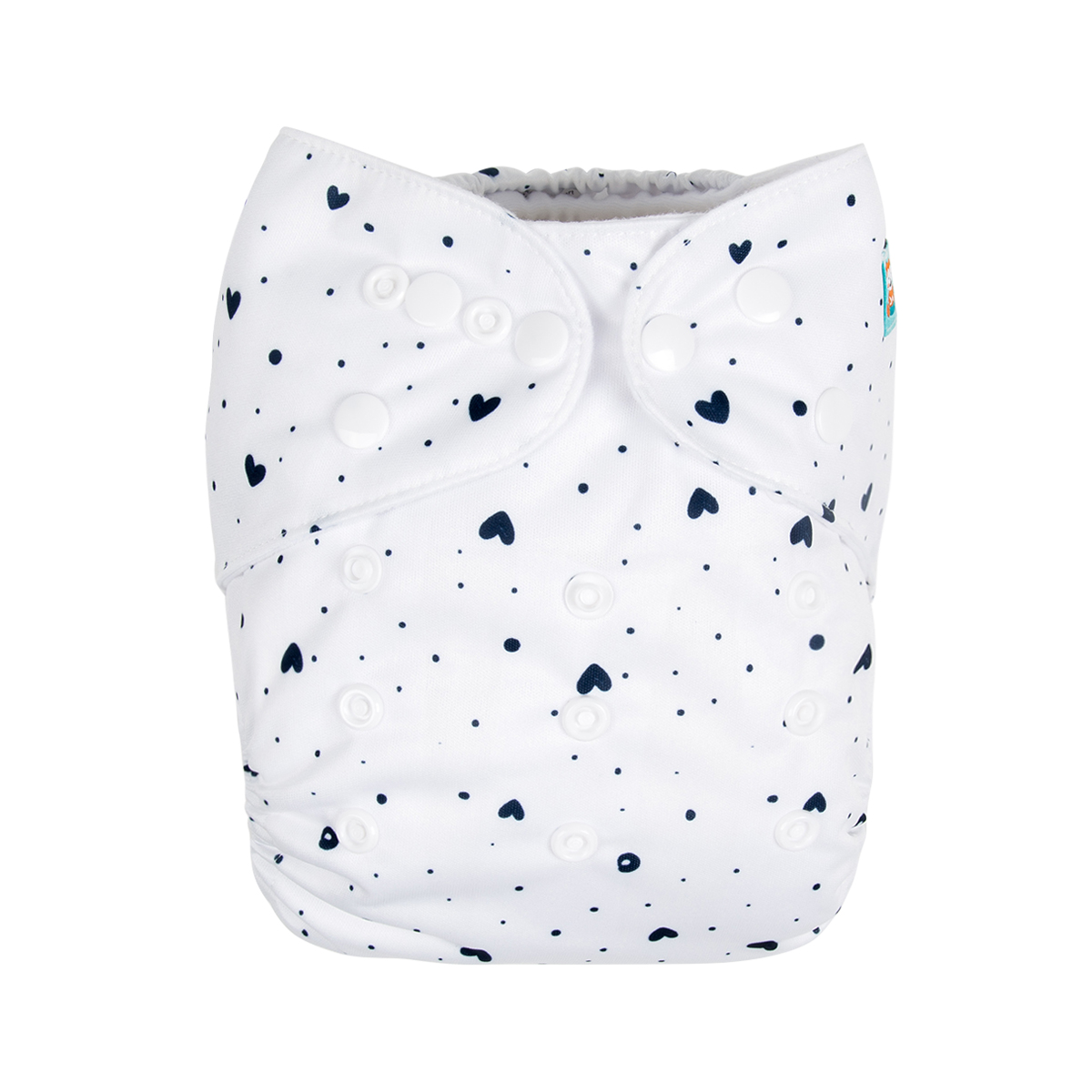 ALVABABY Positioning Cloth Diaper - One Size Adjustable Washable & Reusable Diaper for Babies and Toddlers (The moon back, YD179A)