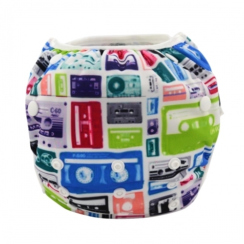 One Size Printed Swim Diaper  (SW-H002A)