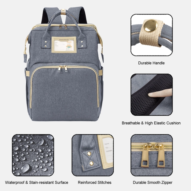 Mommy Backpack with Changing Pad -(MBP05A)