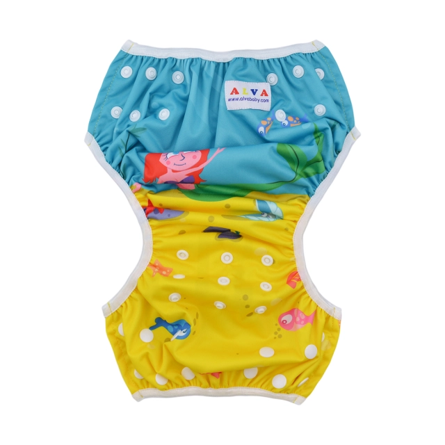 One Size Positioning Printed Swim Diaper  (SZD01)