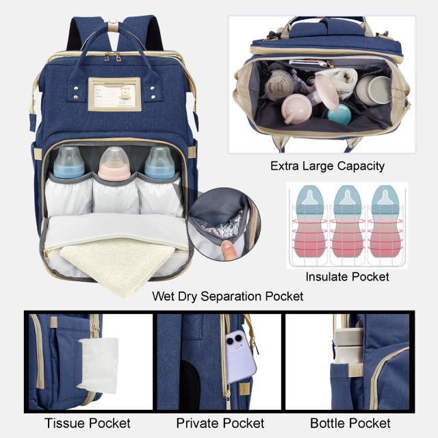 Mommy Backpack with Changing Pad -(MBP04A)