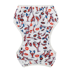ALVABABY One Size Printed Swim Diaper- crayfish (SW102A)