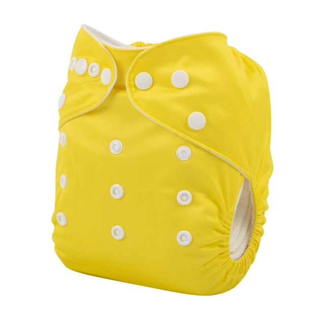 ALVABABY One Size Positioning Printed Cloth Diaper -Duck (YDP76A)