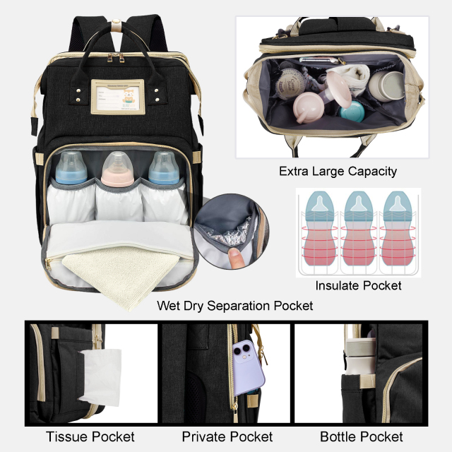 Mommy Backpack with Changing Pad -(MBP02A)