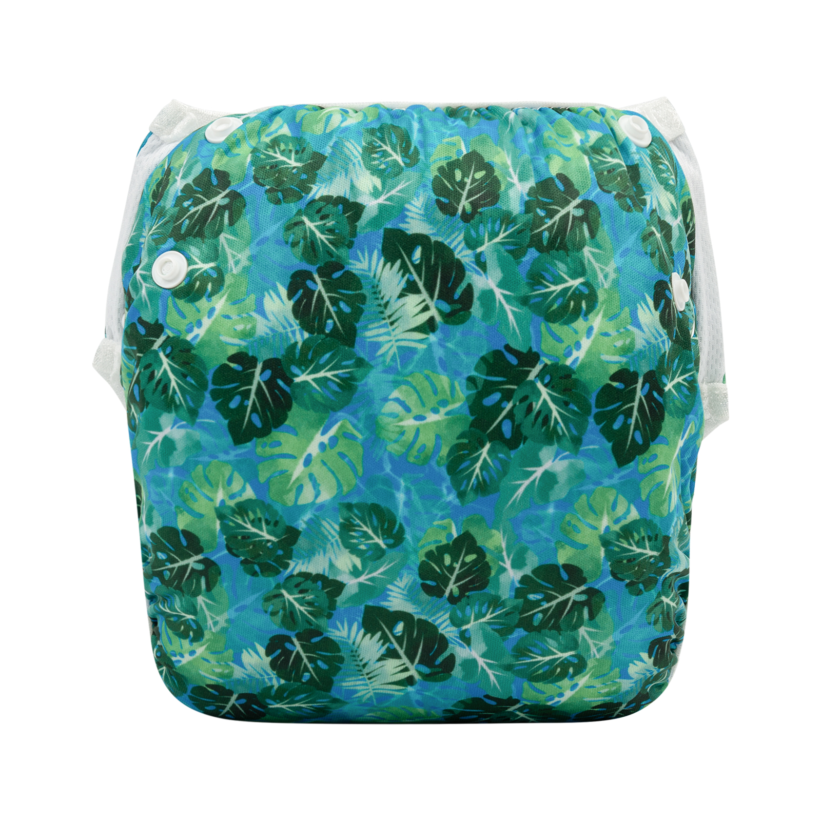 ALVABABY Reusable Swim Diaper - Adjustable One Size Swimwear for Infants & Toddlers   (Leaves SW100A)