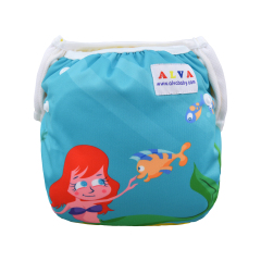 One Size Positioning Printed Swim Diaper  (SZD01)