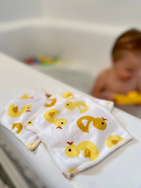 6PCS Baby Bamboo&Minky Wipes  (6BW-A24)