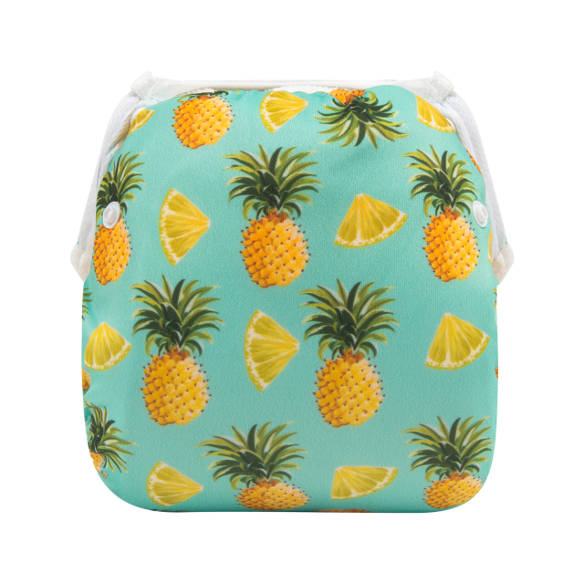 ALVABABY One Size Printed Swim Diaper- Pineapples(SW74A)