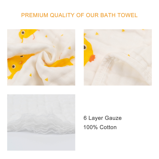 1PCS Muslin Baby Bath Towel -(MSYJ06A)