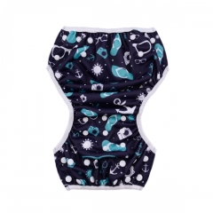 ALVABABY One Size Printed Swim Diaper -Glasses (SW22A)