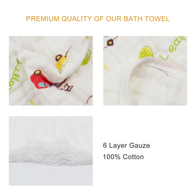 1PCS Muslin Baby Bath Towel -(MSYJ02A)