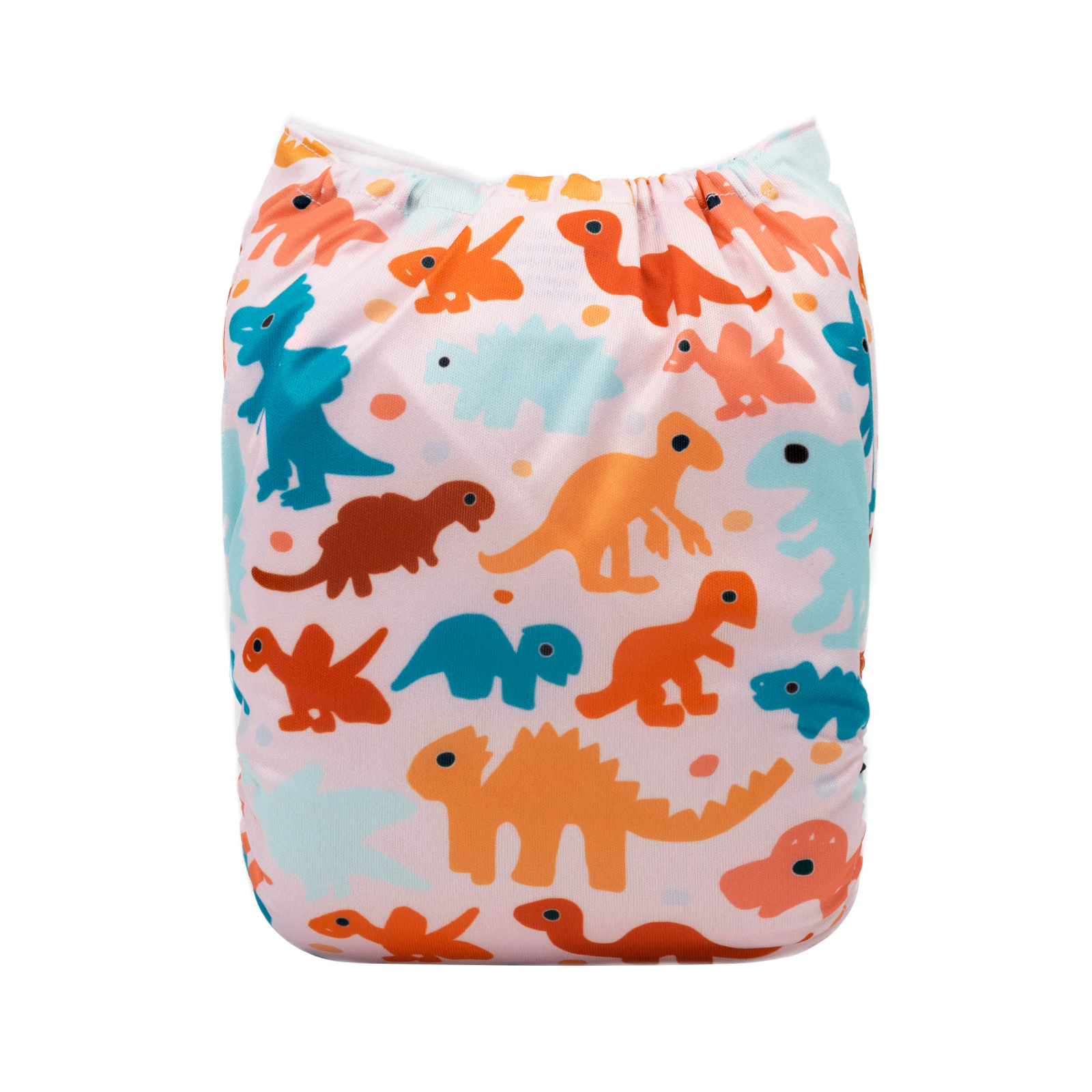ALVABABY One Size Positioning Printed Cloth Diaper -Dinosaur (YDP79A)