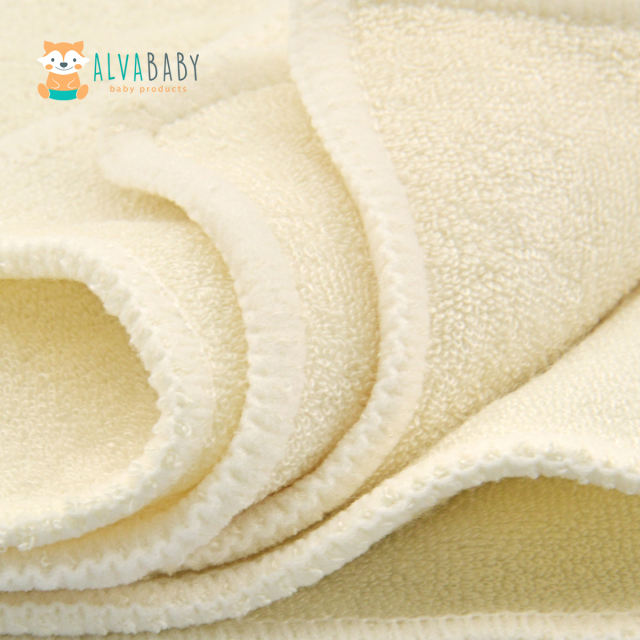 6PCS Baby Bamboo Wipes Bamboo Saliva Towel