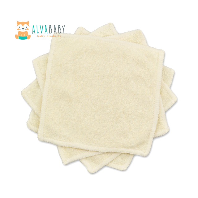 6PCS Baby Bamboo Wipes Bamboo Saliva Towel