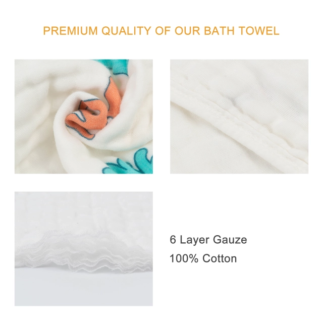 1PCS Muslin Baby Bath Towel -(MSYJ03A)