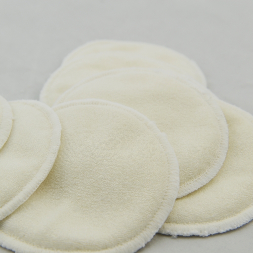 ALVABABY 8-Pack Reusable Nursing Pads – Soft & Absorbent Bamboo Breast Pads for Breastfeeding Moms with Storage Bag (R-B09)