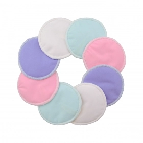 4 Pairs ALVABABY Breast Pads Nursing Pads with 4 colors （RD01）