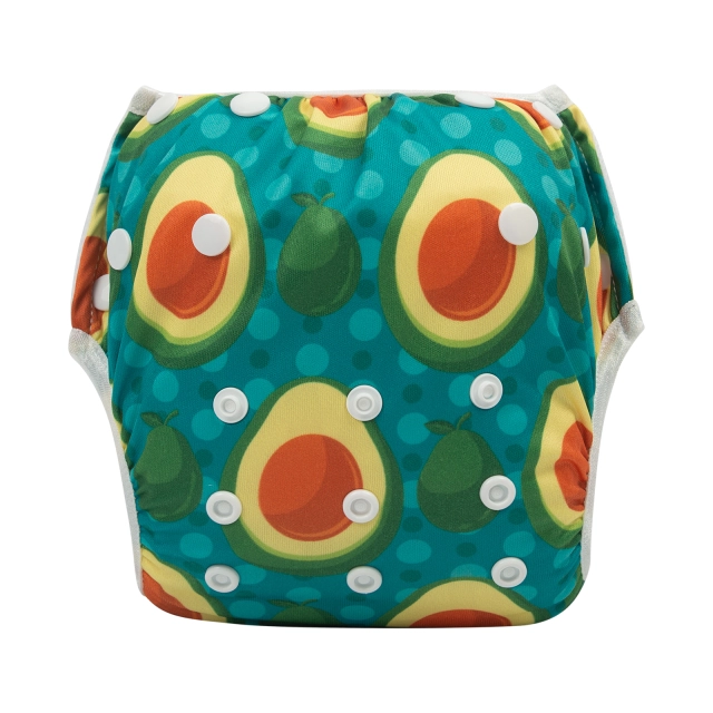 ALVABABY One Size Printed Swim Diaper-Avocado  (SW103A)