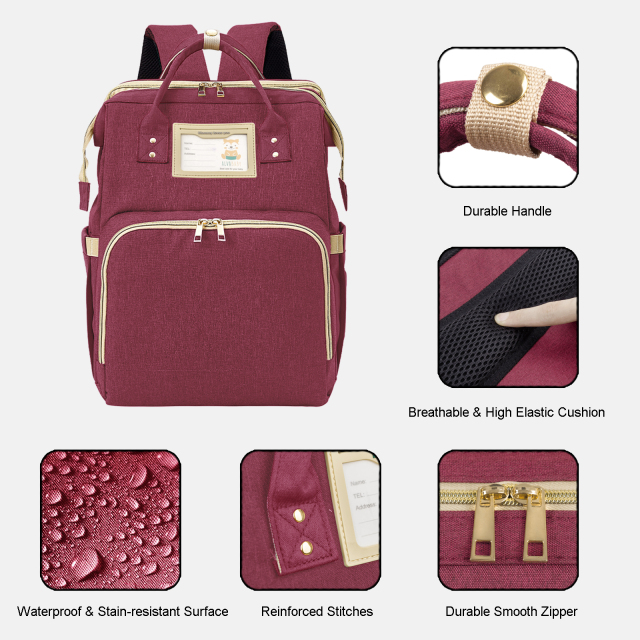 Mommy Backpack with Changing Pad -(MBP03A)