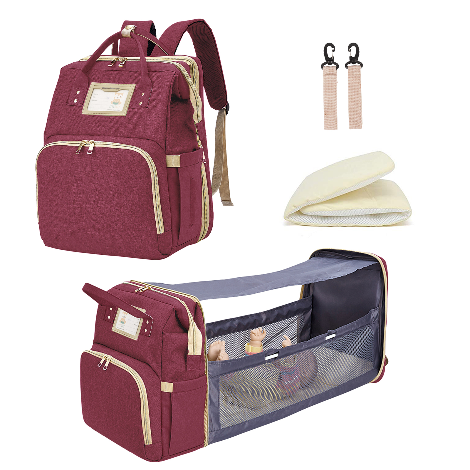 Mami Backpack Mommy Backpack with Changing Pad
