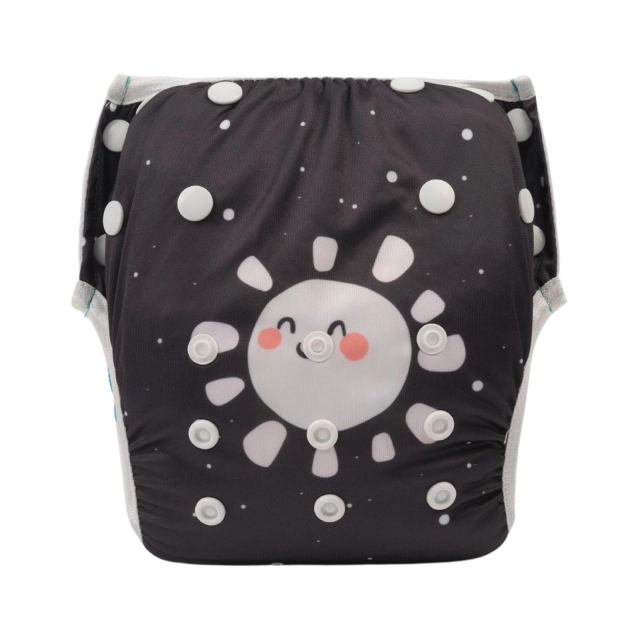 ALVABABY One Size Positioning  Printed Swim Diaper -Sun (SWD81A)
