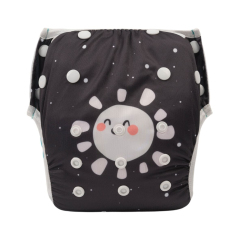 ALVABABY One Size Positioning  Printed Swim Diaper -Sun (SWD81A)