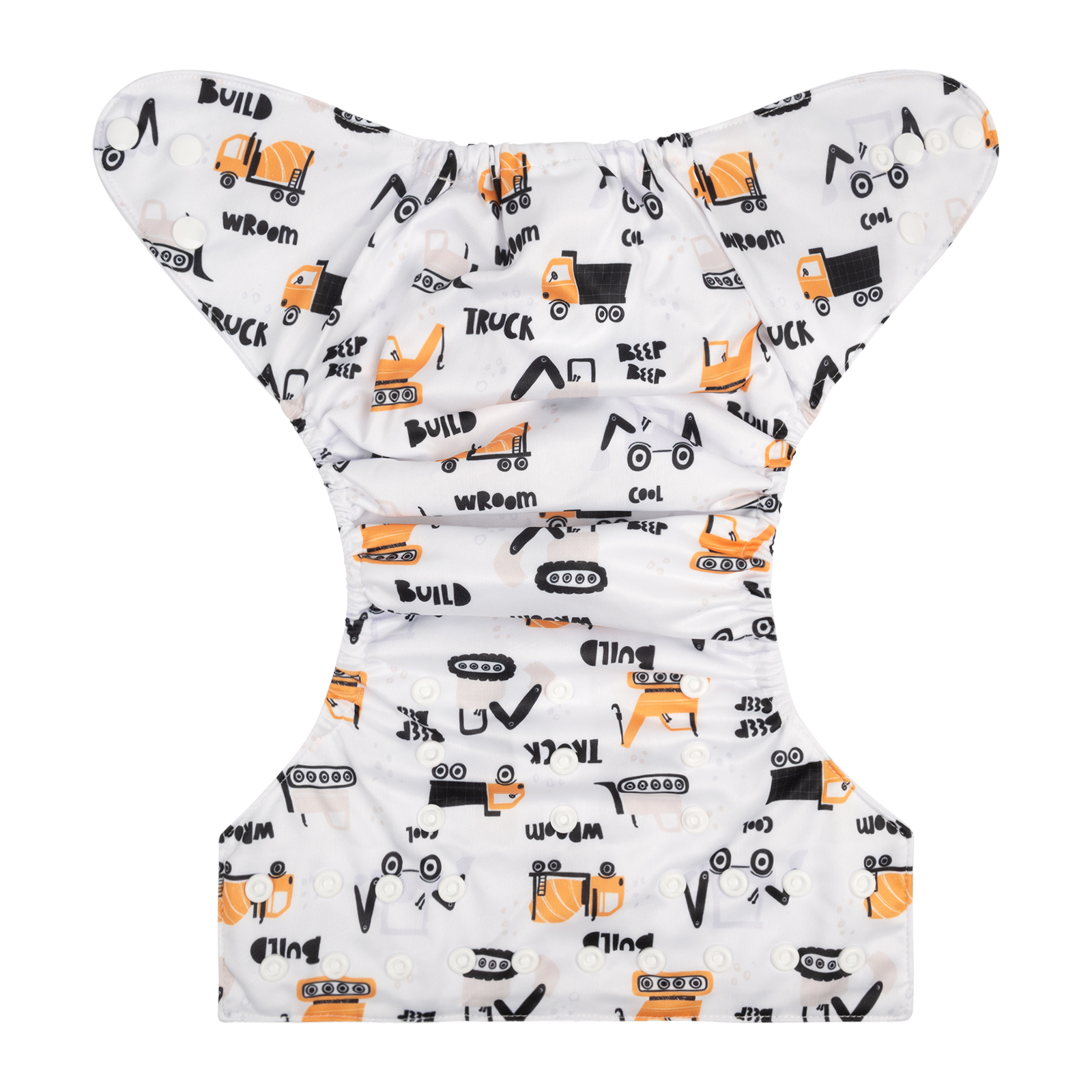 ALVABABY Positioning Cloth Diaper - One Size Adjustable Washable & Reusable Diaper for Babies and Toddlers  (Truck, YDP59A)