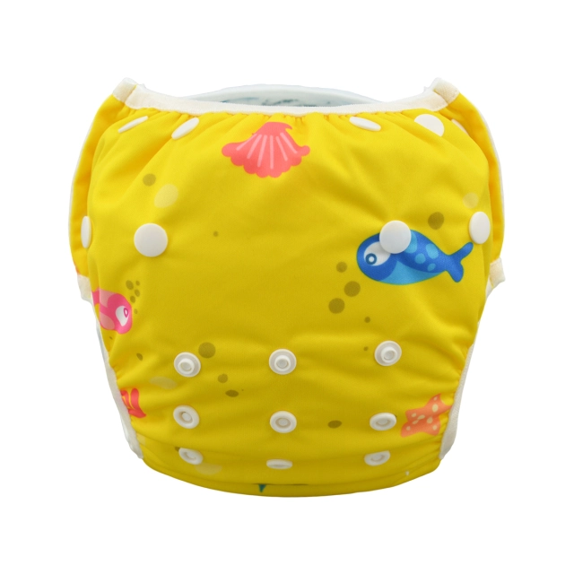 One Size Positioning Printed Swim Diaper  (SZD01)