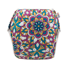 ALVABABY One Size Printed Swim Diaper- Flowers (SW70A)