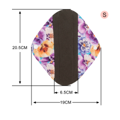 ALVABABY 1 set of Cloth Sanitary Pads Menstrual Pads(3W*04A)