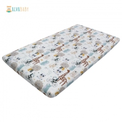 ALVABABY Cotton Crib Sheet, Baby Bassinet Pads/Mattress