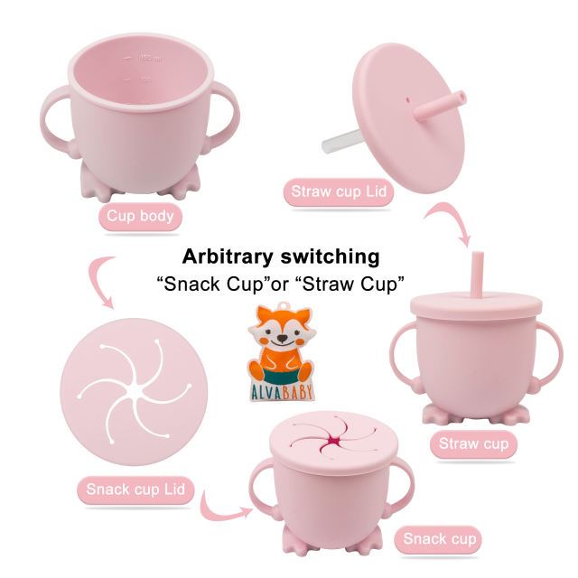 ALVABABY Silicone Training Cup (XG03A)