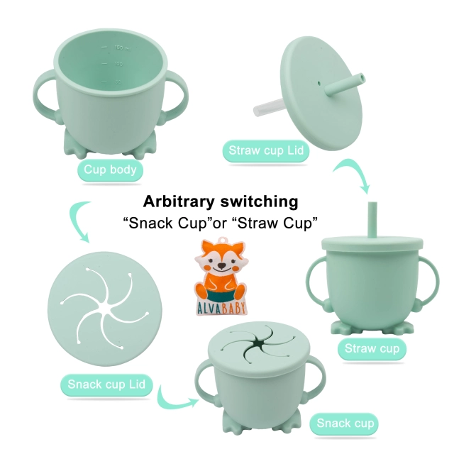 ALVABABY Silicone Training Cup (XG02A)