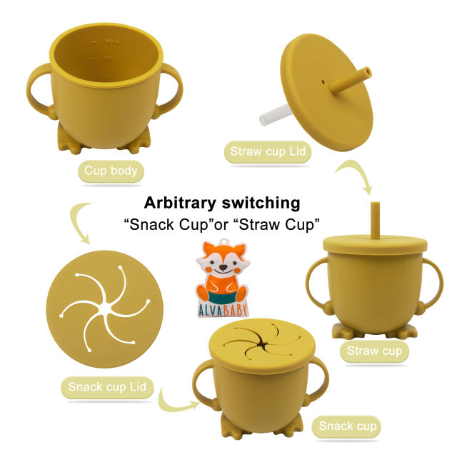 ALVABABY Silicone Training Cup (XG08A)